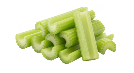 Fresh Celery Sticks Closeup Shot