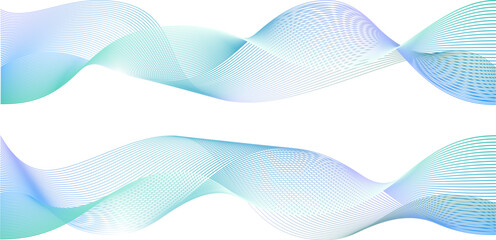 Abstract 3d wavy lines overlay. 5g network neon pulse. Vector blue ribbon gradient pattern. Neural music sound wave linear flow. Light dynamic mesh digital curved shape lattice.