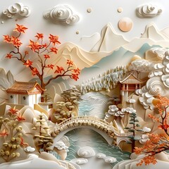 Underwater Fantasy World &mdash; Colorful coral reef with fish and light rays, dreamlike ocean adventure art
