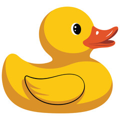 rubber duck isolated on white