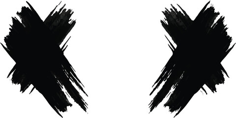 Abstract silhouette of a fictional creature with multiple ears on white background