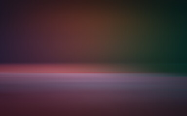 Horizontal Blur of Red and Green Tones abstract background