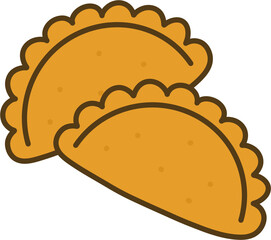 Empanadas illustration