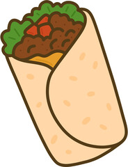 Burrito illustration