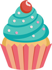 Cupcake   white background 