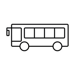 bus sign symbol icon vector