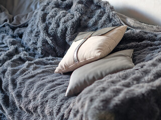 pillow in bed