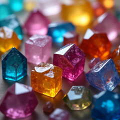 colorful crystals