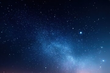 Fototapeta premium Starry night sky with twinkling stars