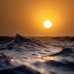 Golden Horizon at Sea