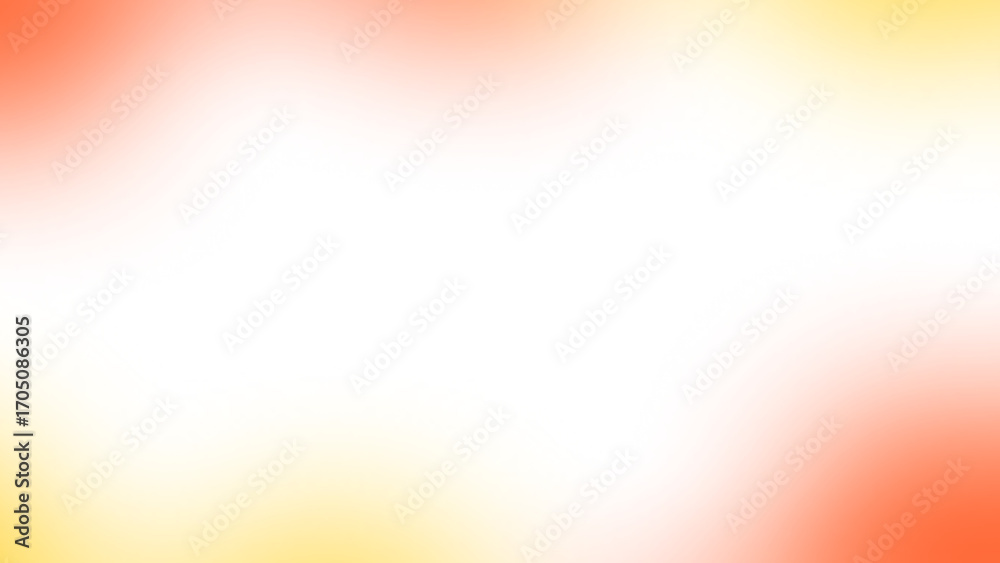 Canvas Prints abstract element with blurred glowing pastel orange and yellow gradient