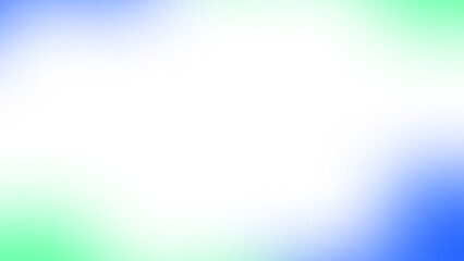 Abstract element with blurred glowing pastel blue and green gradient