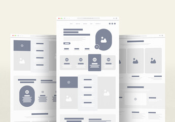 Wireframe Template Layout