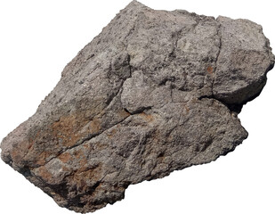 rock stone isolated on white