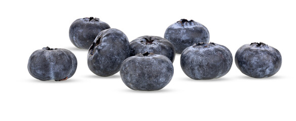 Blueberry isolated on transparent png