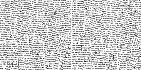 Black and white torn newspaper background. Repeating pattern in all directions for textures, packaging, and vintage designs.