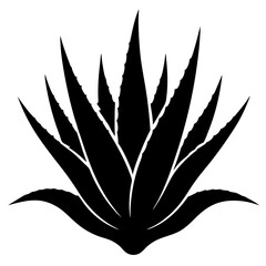 Tree silhouette on white background