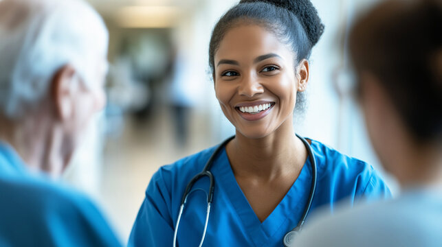 Pflegekraft im Seniorenheim - Konzept Fachkr&auml;ftemangel in Deutschland