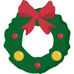 Christmas Green Wreath Decoration