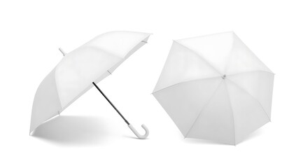 White Umbrella Mockup Two Views