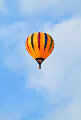 colorful hot air balloon in the blue sky