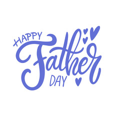 Happy Fathers Day Typography Art Celebration to Honor and Appreciate All Dads Everywhere