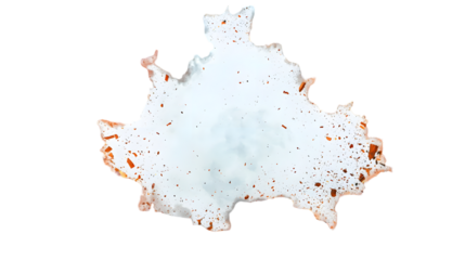 explosion border isolated on a transparent background