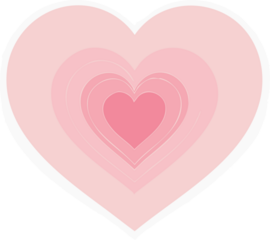 pink heart vector illustration