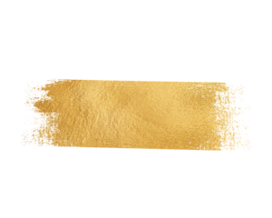 Gold paint stroke
