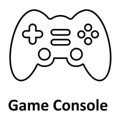 Game Console Vector icon which can easily modify or edit