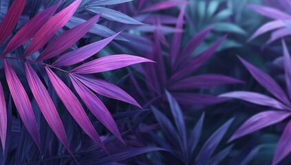 Obraz premium A purple leaf is in the foreground of a purple background