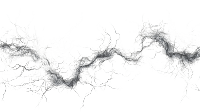 lightning isolated on a transparent background