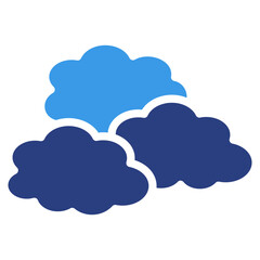 Obraz premium Cloudy Icon Element For Design