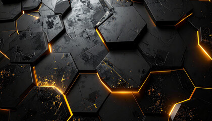 Abstract black and gold background with glowing light.gold, award, explosion, glow, magic, shine, sparkle, star, success, winner, beam, blast, dynamic, flare, glowing, luxury, power, Generative Ai