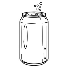 Soda Can Outline