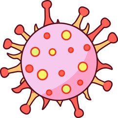 Fototapeta premium 바이러스 일러스트