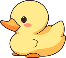 귀여운 오리 일러스트