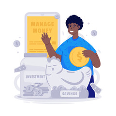 Business & Finance Illustration Pack – Loan, Fintech, Investment, and Modern Financial Concept