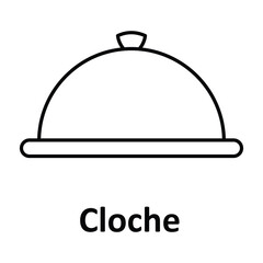 Cloche Vector icon which can easily modify or edit