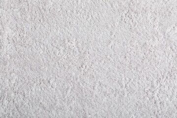 White terry towel as background, top view