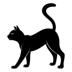 black cat silhouette