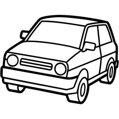 Naklejka premium vector cartoon car