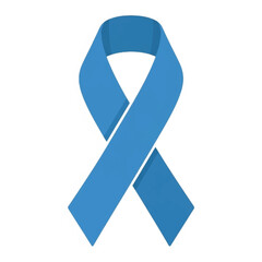 Blue Awareness Ribbon for Support and Causes