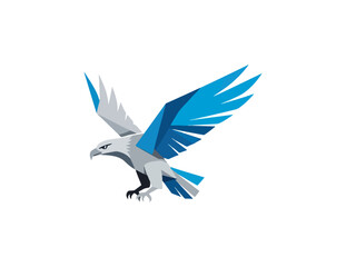 Obraz premium Eagle in flight graphic design