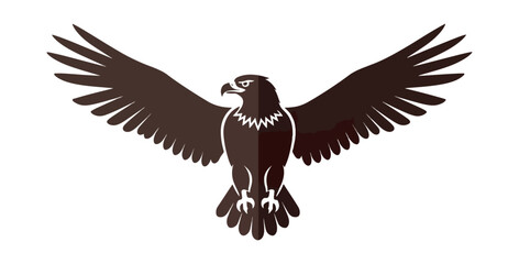 Obraz premium Eagle in flight illustration