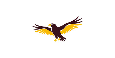 Obraz premium Eagle soaring in flight