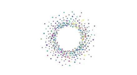 A bold vector of holographic glitter sparkles reflecting rainbow colors, centered on a plain white background
