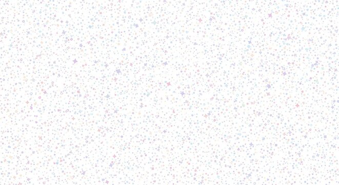 A bold vector of holographic glitter sparkles reflecting rainbow colors, centered on a plain white background
