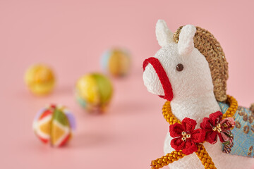 お正月　巳年イメージ