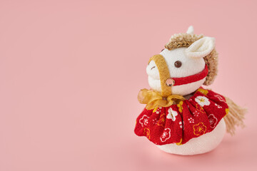 お正月　巳年イメージ